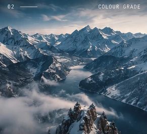 Mountain landscape concept